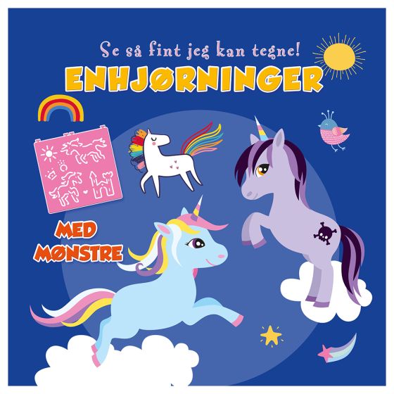 Se så fint jeg kan tegne! ENHJØRNINGER Original