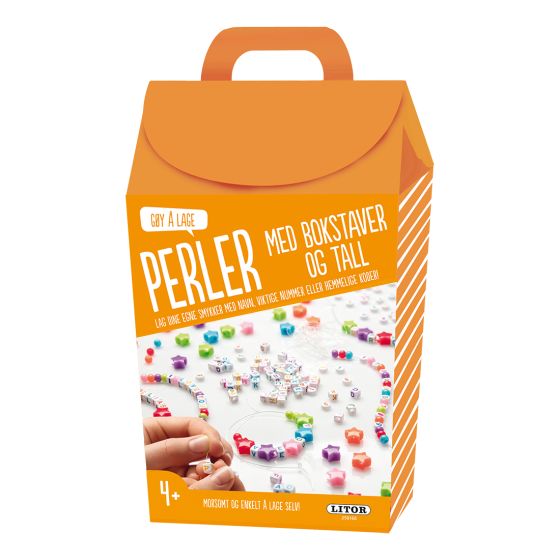 Hobbyeske Gøy å lage perler med bokstaver og tall Original