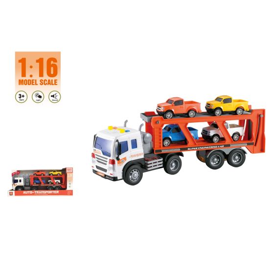 Transporter med biler 38cm 