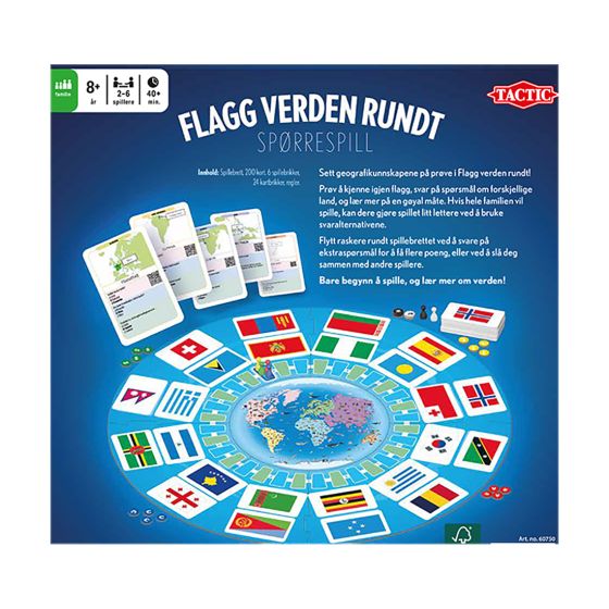 Spill Flagg fra hele verden 