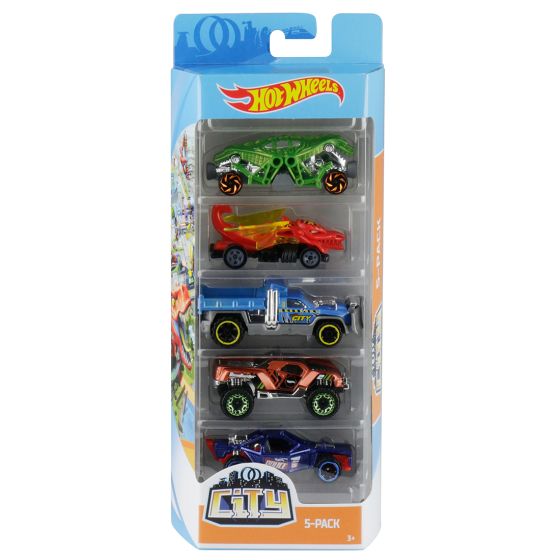 Hot Wheels 5 Cars Giftpack .