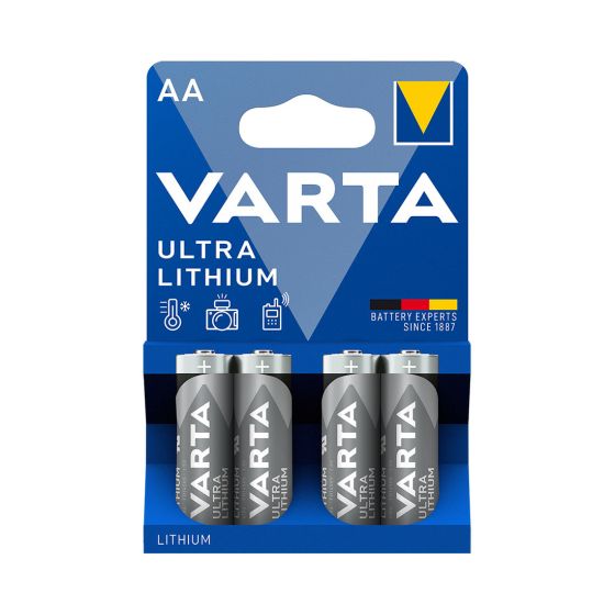 Varta Batteri prof lithium 4xAA aa/2900mah.