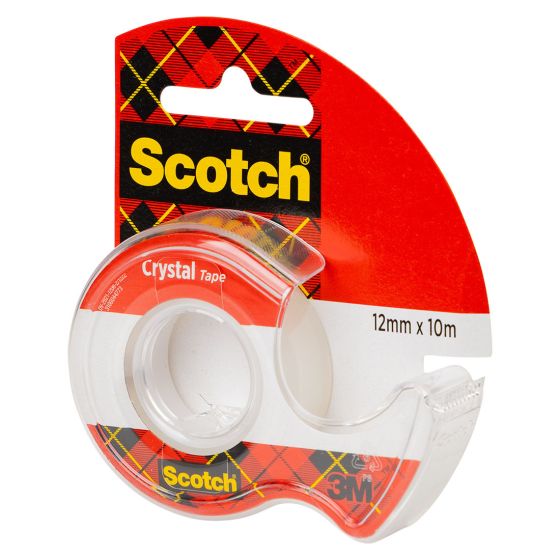Tape SCOTCH Crystal 12mmx10m med disp Original