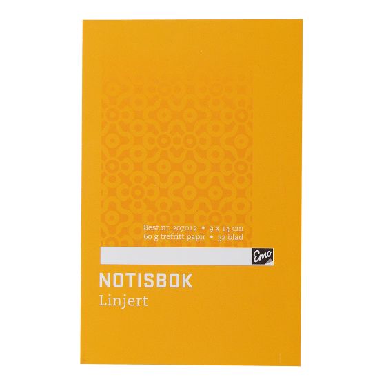 Notisbok 9,0x14cm Notisbok 9,0x14cm