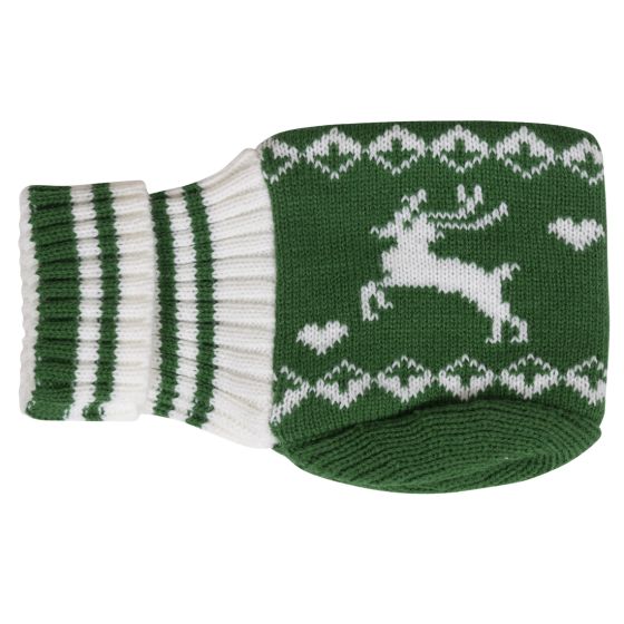 Drikkehanske/ølvott Christmas Grønn / hvit