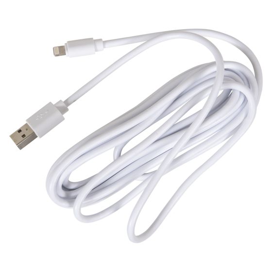 Iphone, Ipad lightening kabel 2,4A 3m standard