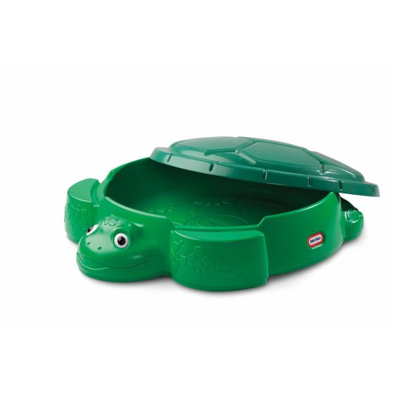Skilpadde sandkasse med lokk original grønn.