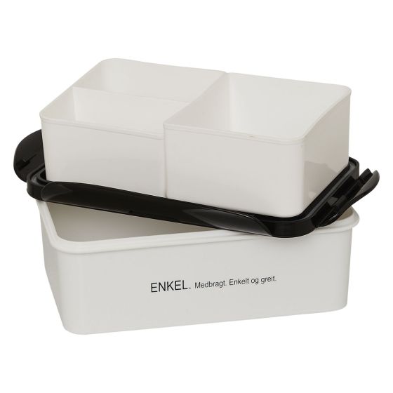 Enkel Matboks med oppdeler 1,85l standard