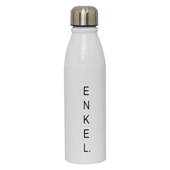 Enkel Drikkeflaske aluminium med skrukork standard
