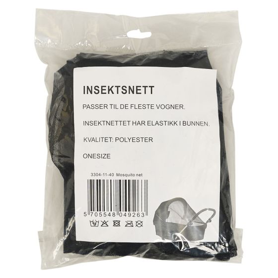 Insektsnett universal Svart