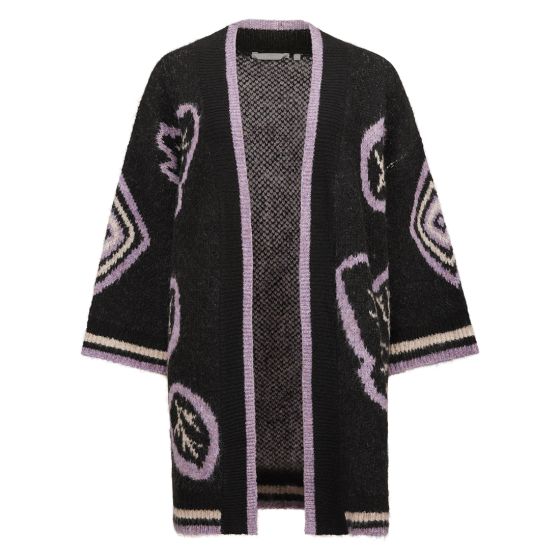 Lolly lang cardigan Sort