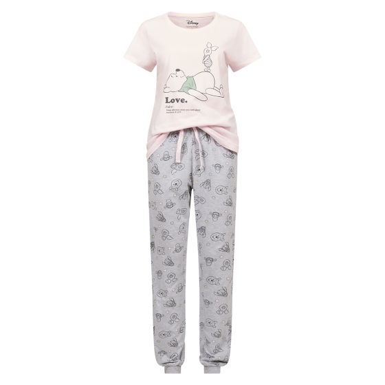 Winnie the Pooh pysjamassett Rosa