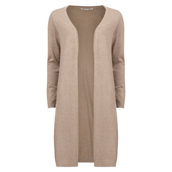Rollo lang cardigan Beige