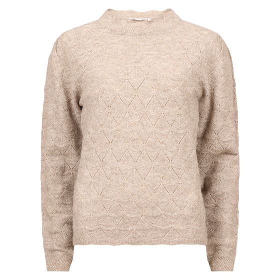 Madeliene strikke genser Beige