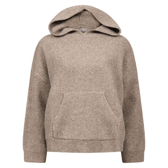 Sofia hettegenser Mørk beige