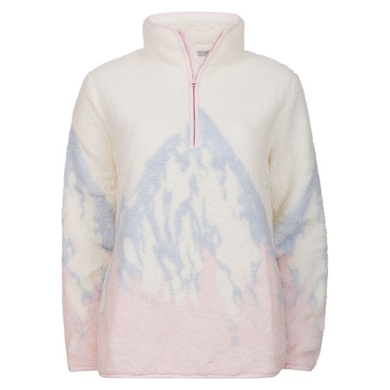 Fleece genser Siri Offwhite