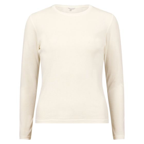 Trøye Fauna med lang arm Offwhite