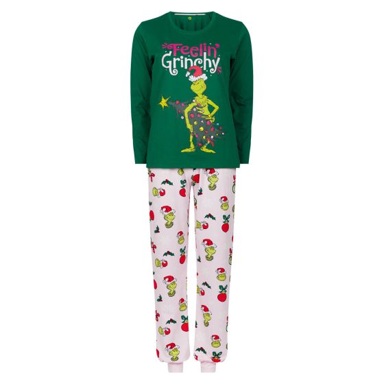 Pyjamas Grinch Grønn-rosa