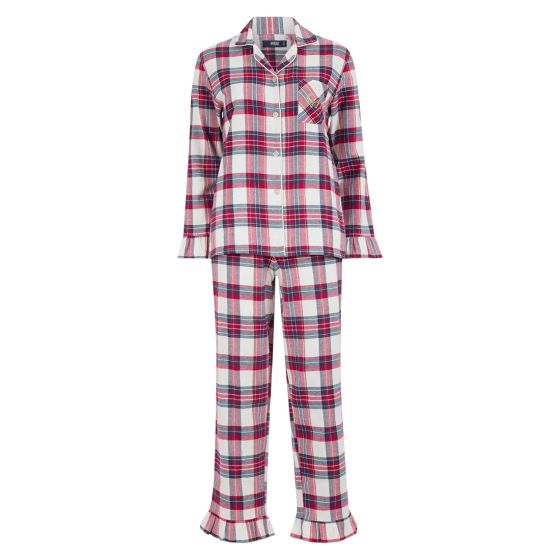 Pyjamas flanell Rødrutet