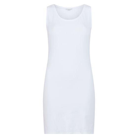 Singlet ekstra lang Hvit