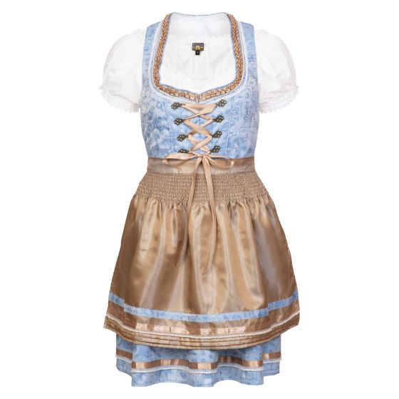 Oktoberfestkjole Adelheid Blå