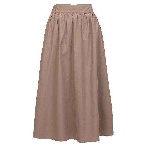 Skjørt Poplin Beige