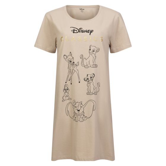 Oversize t-skjorte Disney Beige