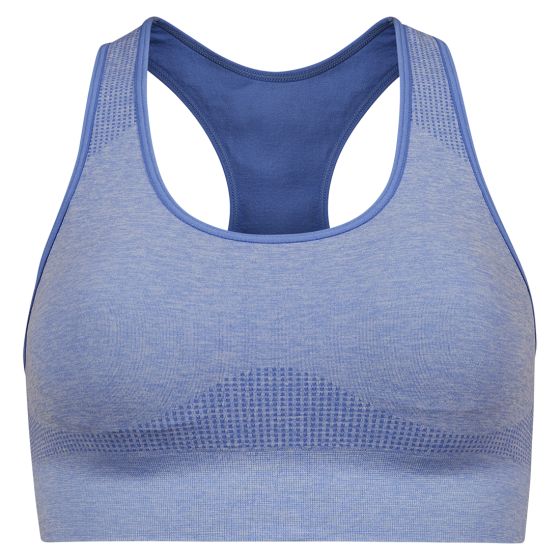 Seamless sports-bh Blå.