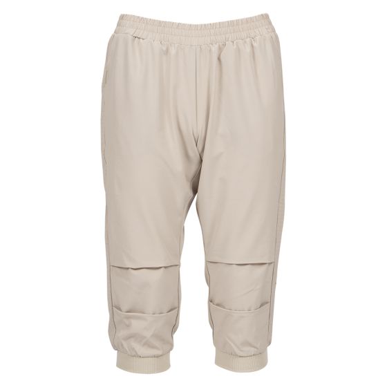 Active Sport loose fit treningsbukse med trekvart lengde beige