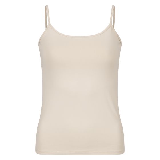 Basic Nora singlet lys beige.