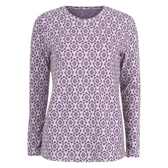 Jaquard genser cerise