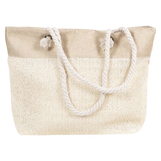 Strandveske beige