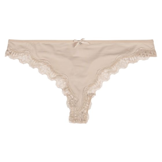 Ann - String med blondekant hud.