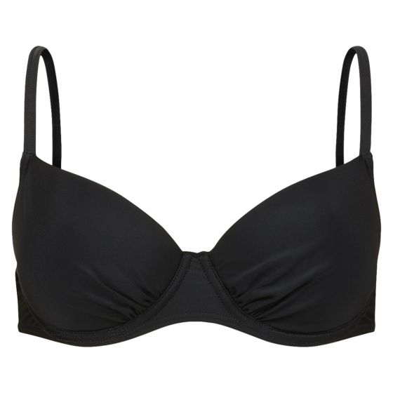 Bikinibh med spiler og mønster Vasket sort.