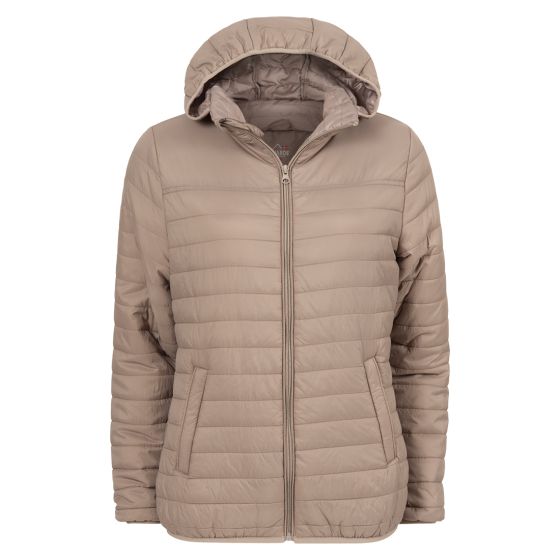 Geilomoen jakke dame Mørk beige