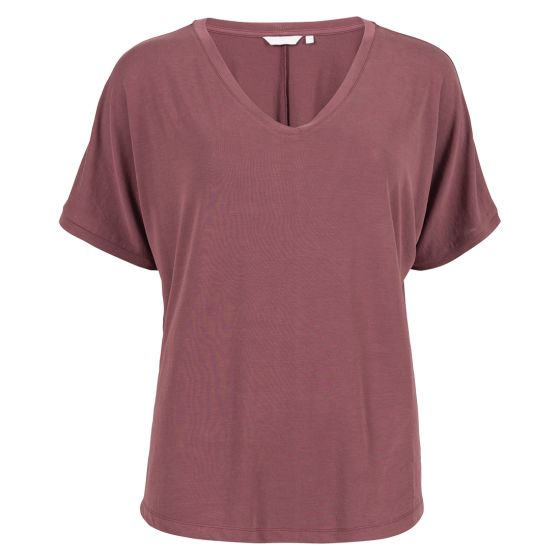 Modal t -shirt bordeaux.