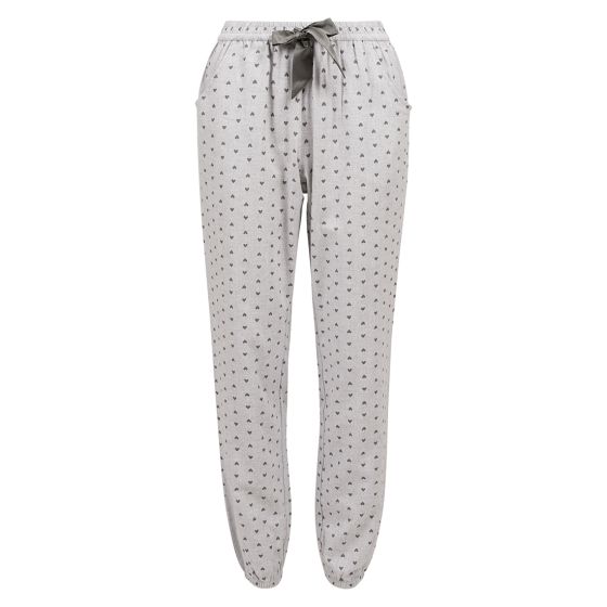 Pyjamasbukse i flanell Grå