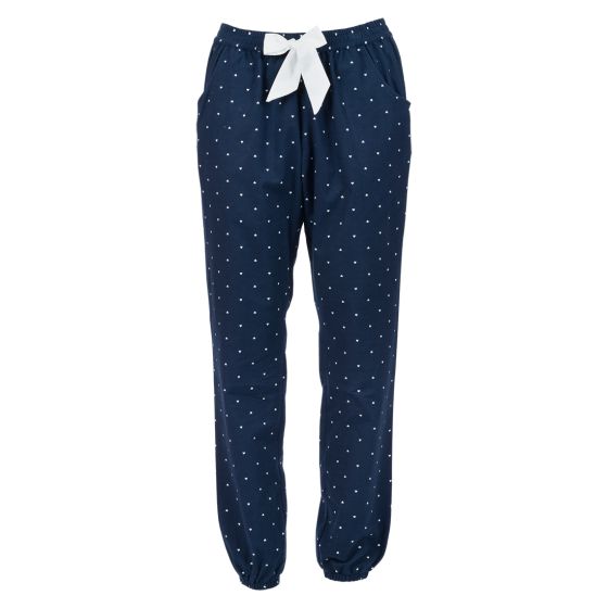 Pyjamasbukse i flanell Marine
