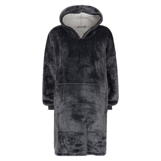 Teppe Hoodie grå.