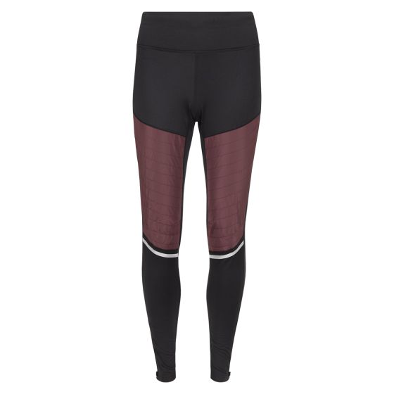 Livarden vintertights sort/burgunder.