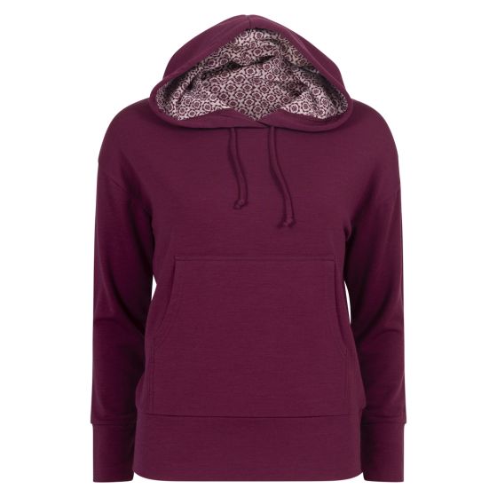 Safa hettegenser cerise.