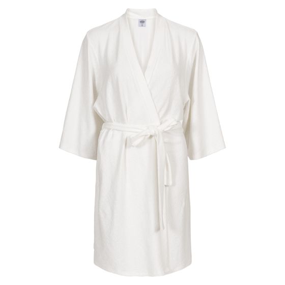 Morgenkåpe i frotté Lily offwhite.