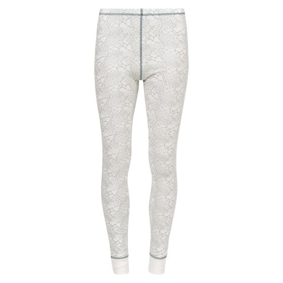 Longs i ull/bomull Aveline Grønn/Offwhite