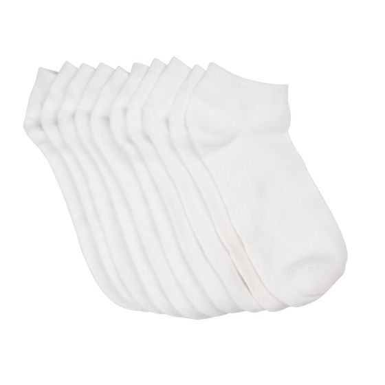 Bambus-sokker sneakers 5 pack Hvit