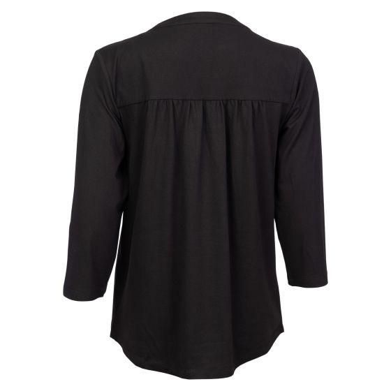 Bluse med knapper Britney Sort