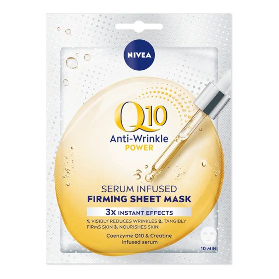 Q10 Serum Infused Firming Sheet Mask