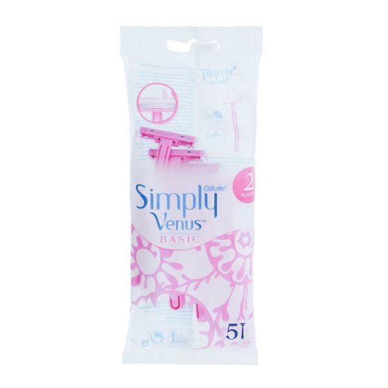 GIL.SIMPLY VENUS DISPOSABLE RAZORS 5'S 