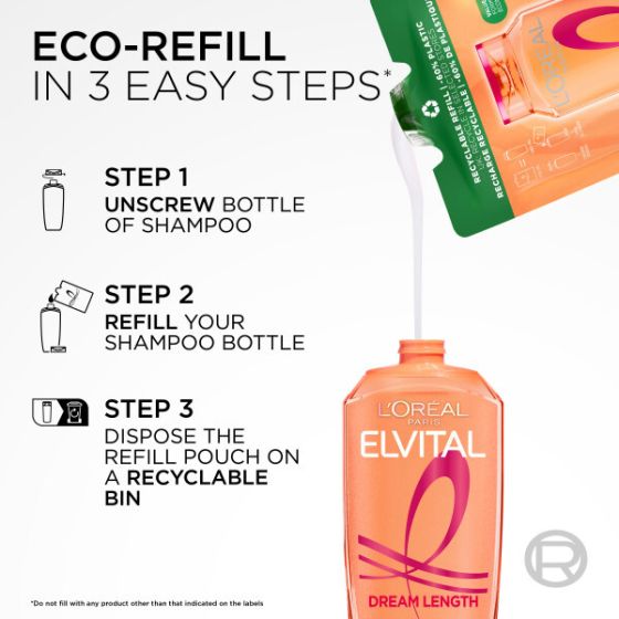 Elvital Dream Length Shampoo Refill 250 ml Original