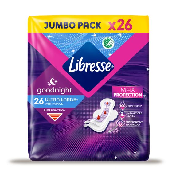 Libresse Bind Ultra Night Wing 26 stk Original