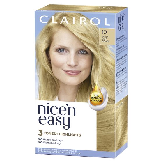 Clairol Nice'n Easy 10 Extra Light Blonde